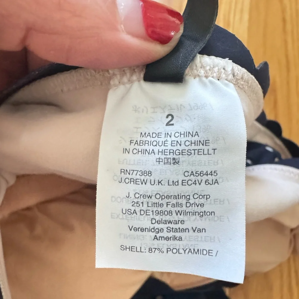 J Crew eyelet swimsuit - Picture 3 of 4